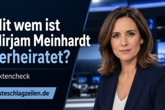 Mit wem ist Mirjam Meinhardt verheiratet