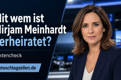 Mit wem ist Mirjam Meinhardt verheiratet